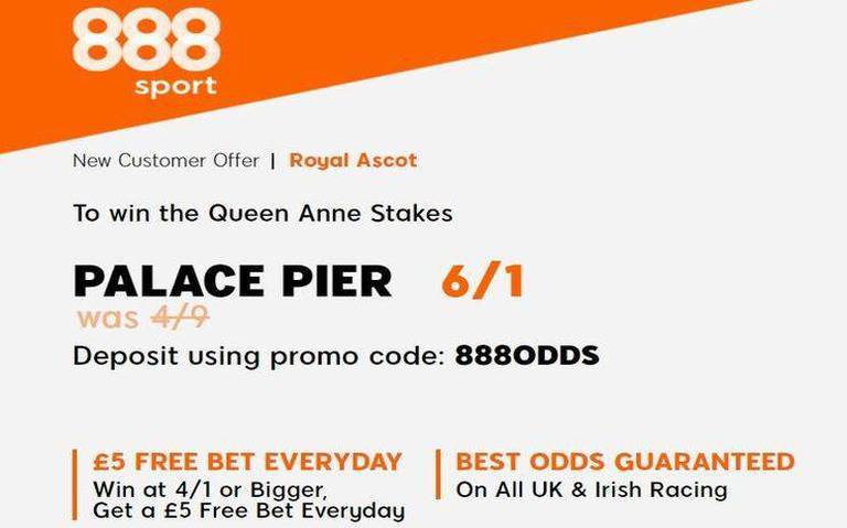 Get 6/1 on Palace Pier to win Queen Ann Stakes