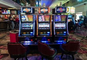 Slots, Quick Hit at casino, Las Vegas, Nevada, USA