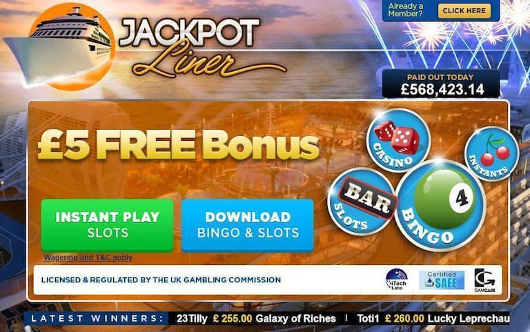 jackpot bingo welcome offer