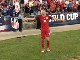 Christian Pulisic 2 - T&T 0: Everyone goes nuts for the USA & Dortmund starlet