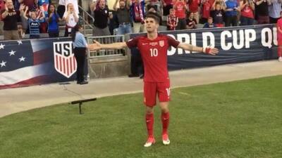 Christian Pulisic 2 - T&T 0: Everyone goes nuts for the USA & Dortmund starlet