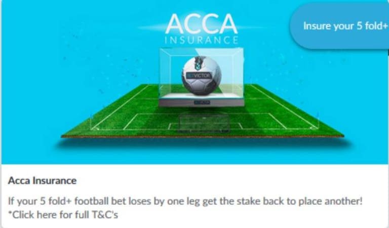Betvictor acca insurance