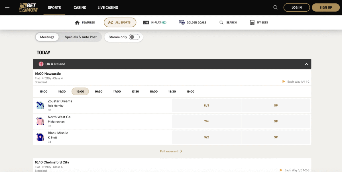BetMGM sign up offer