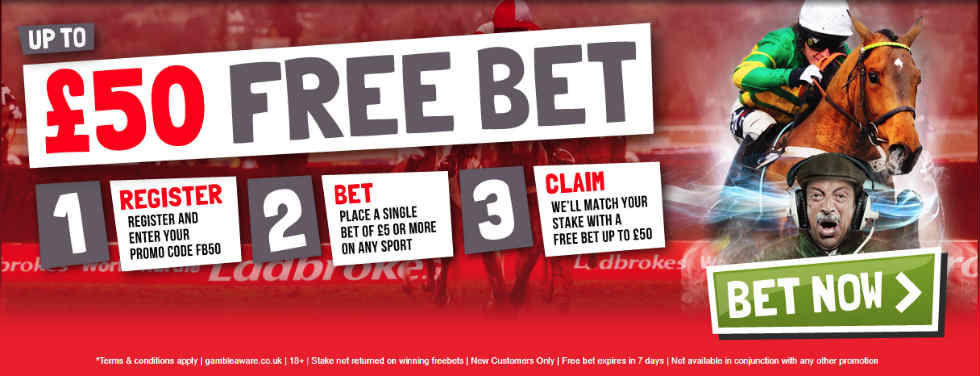 Ladbrokes Cheltenham free bet