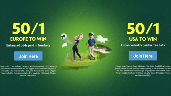 Paddy Power Ryder Cup Offer