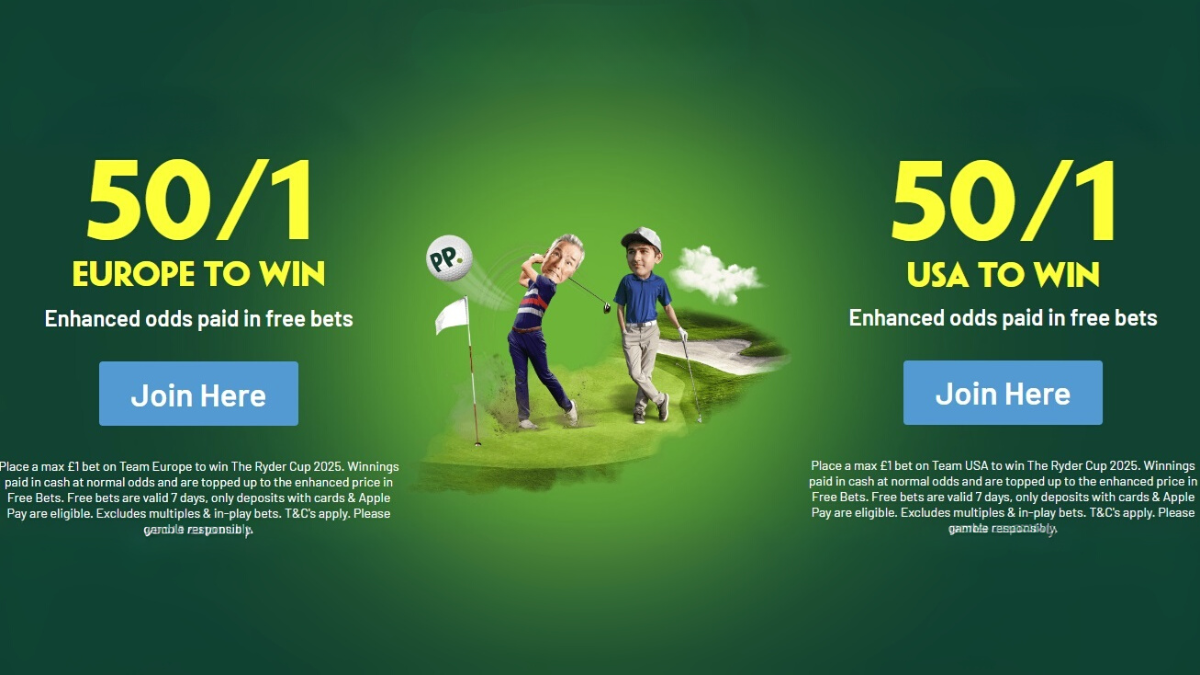 Paddy Power Ryder Cup Offer
