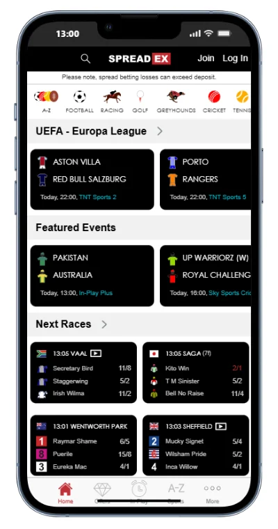 SpreadEx Betting Site