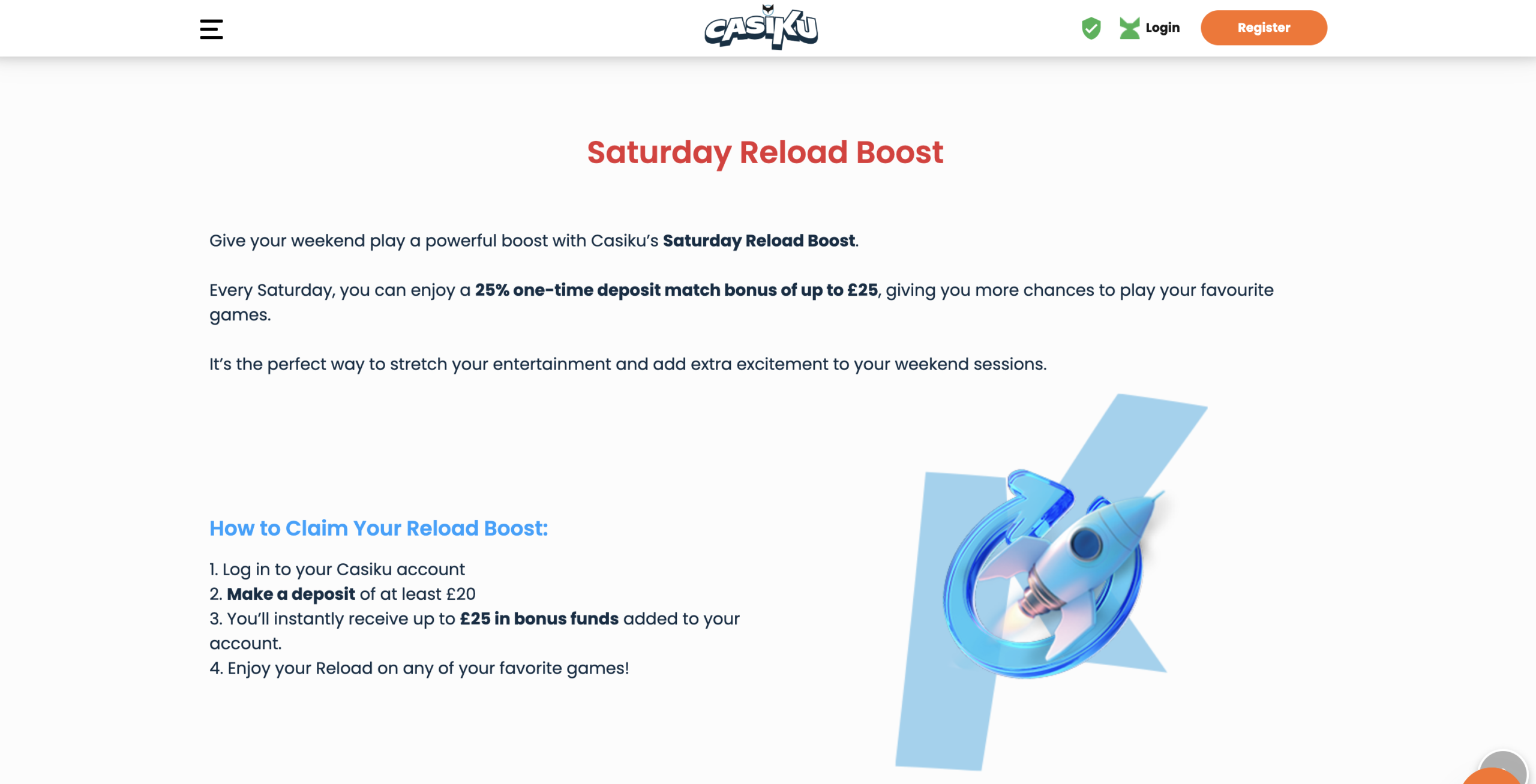 Casino Bonus of the Day - Casiku Casino