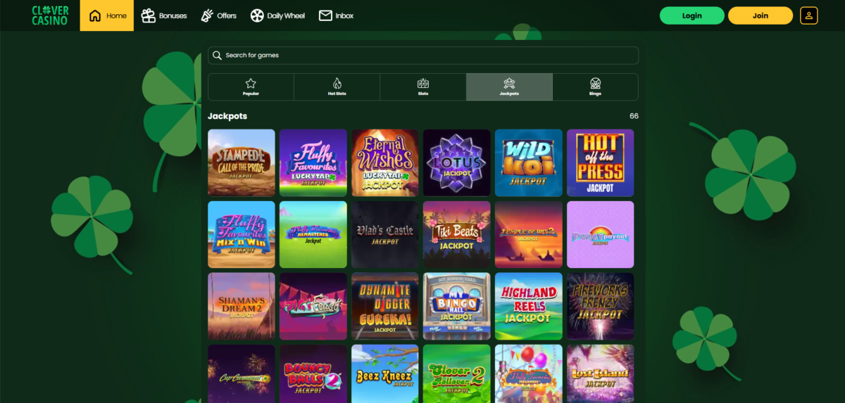 Clover Casino Games