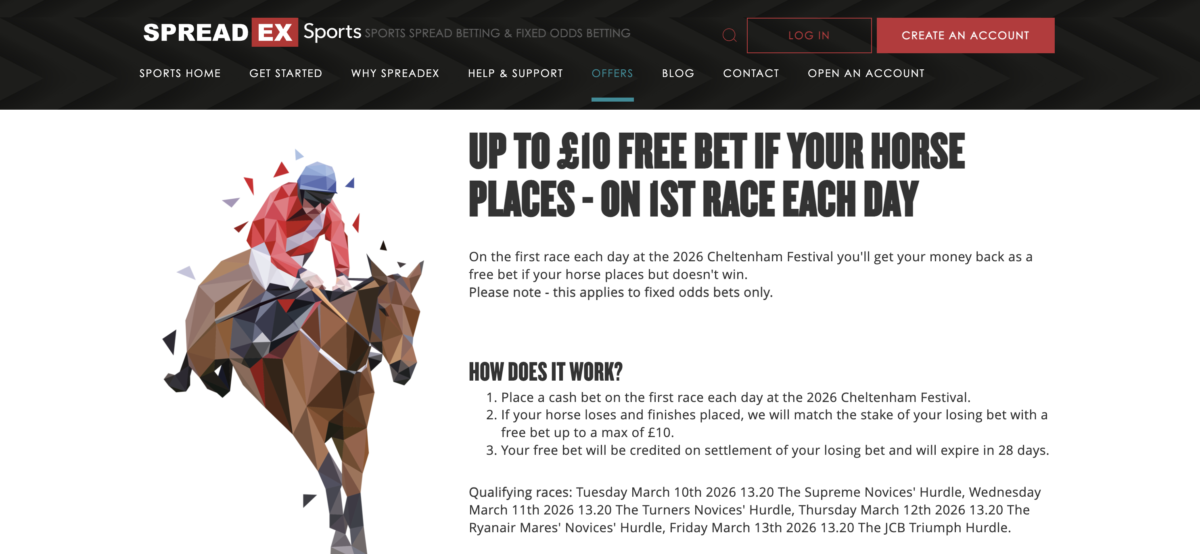 Cheltenham Existing Customer Promos - SpreadEx