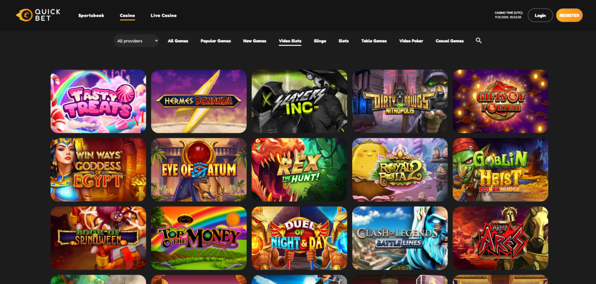 quick bet casino slot games