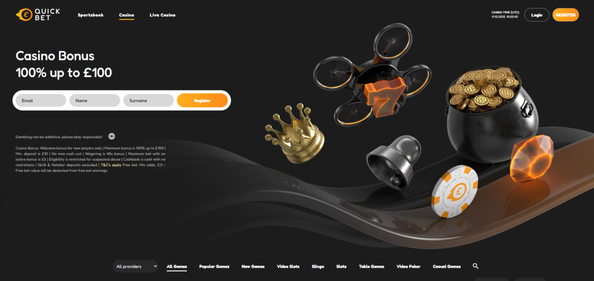 quick bet welcome bonus