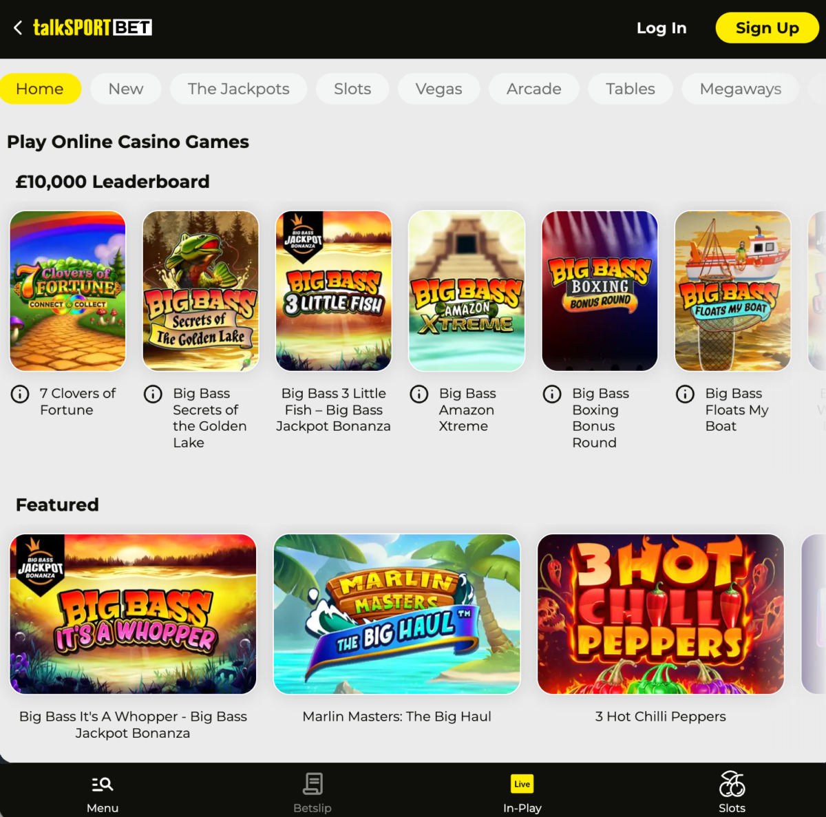 talksport Casino Games