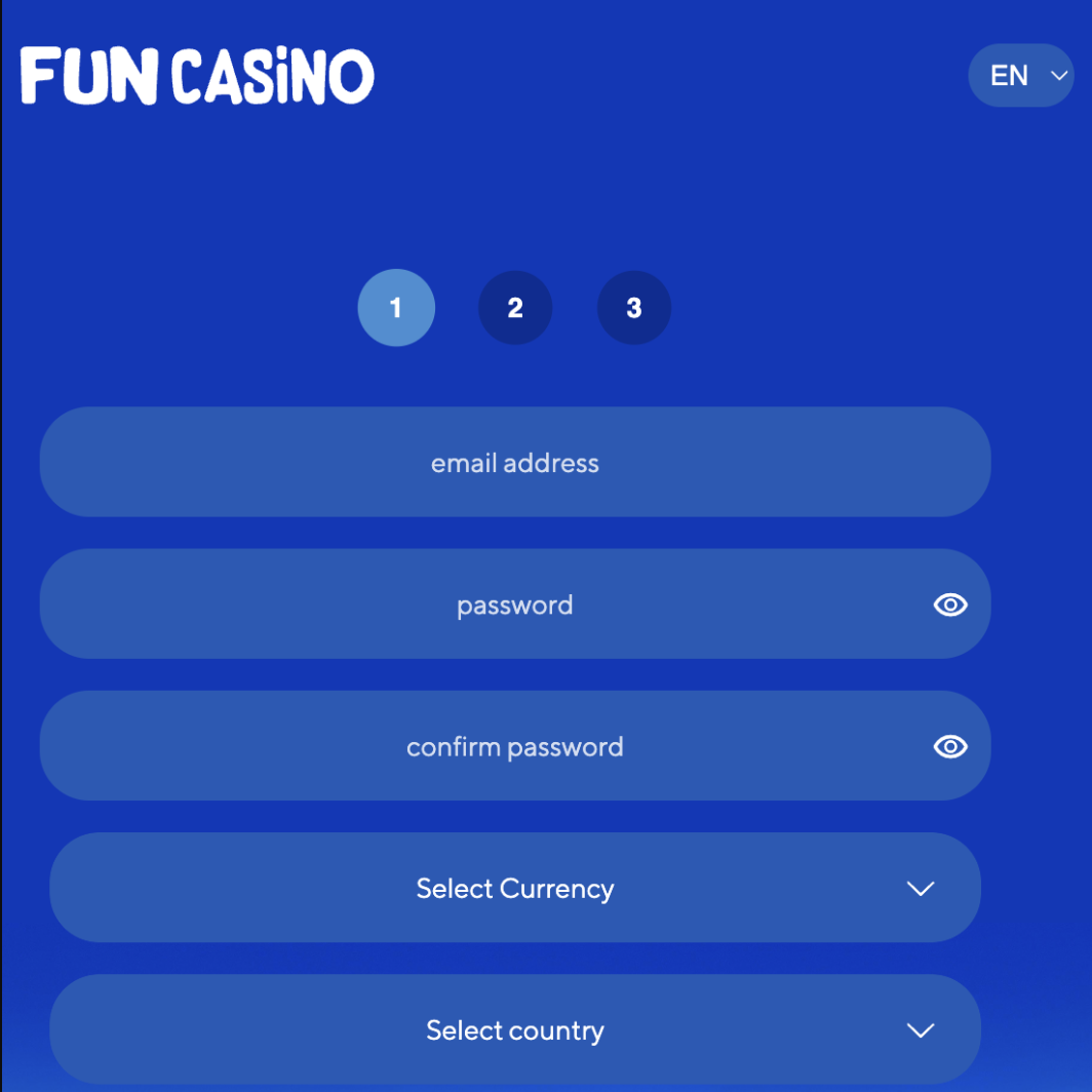 Fun Casino Sign Up Process