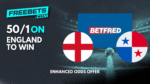 Betfred 50 to 1 England to Win vs Panama