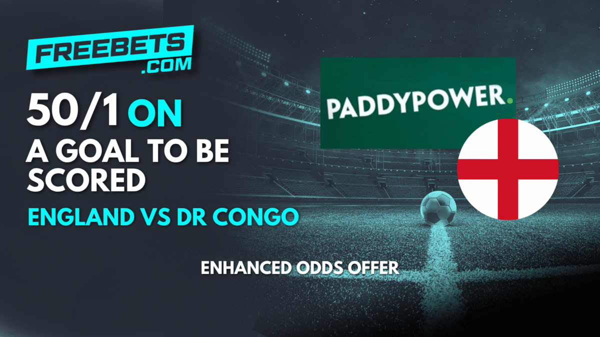 England vs DR Congo | Paddy Power Offer