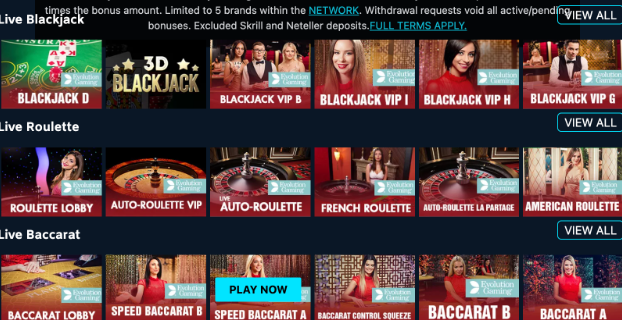 Winissimo Live Dealer