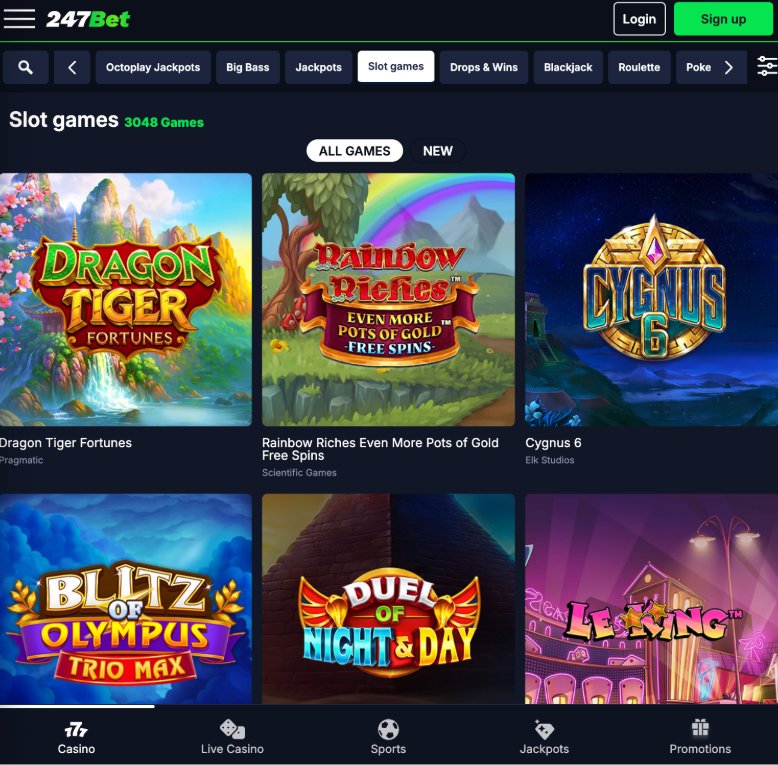 247bet Casino Slot Games