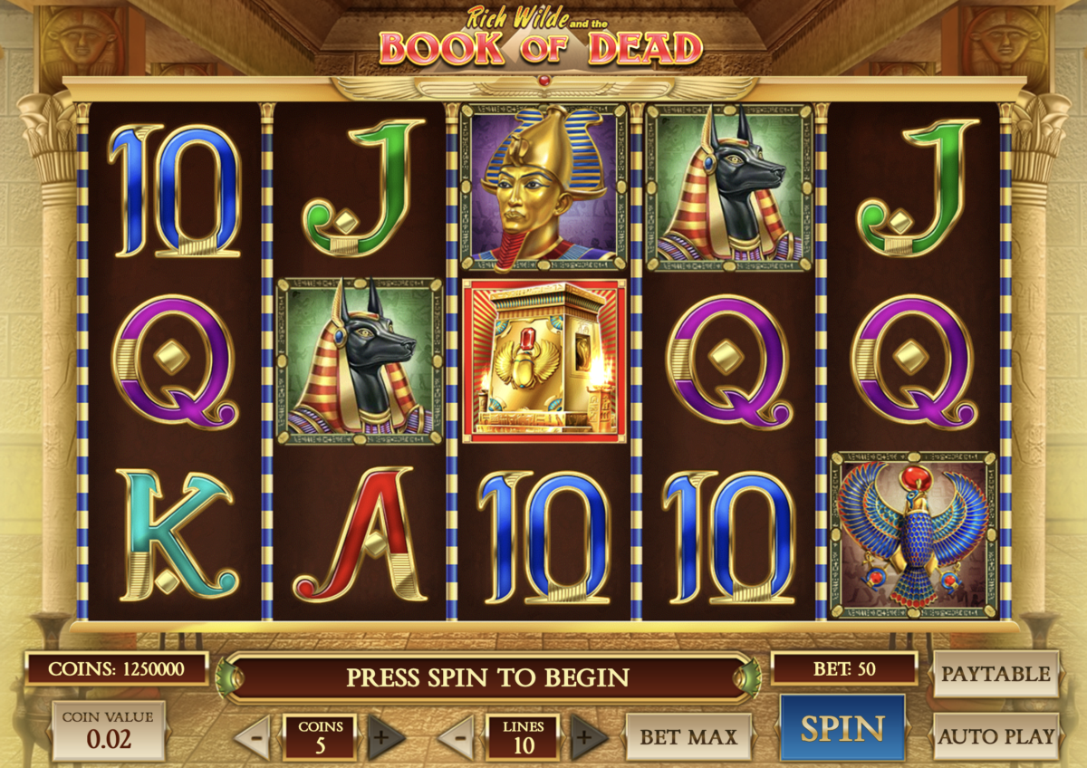 Best Casino Free Spins - Book of Dead